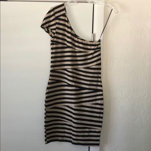 Torn by Roomy Kobo Fitted Dress, One Shoulder